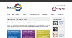 Desktop Screenshot of interim-hub.com